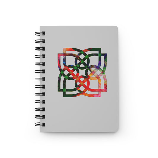 Celtic Heart - Grey Spiral Bound Journal