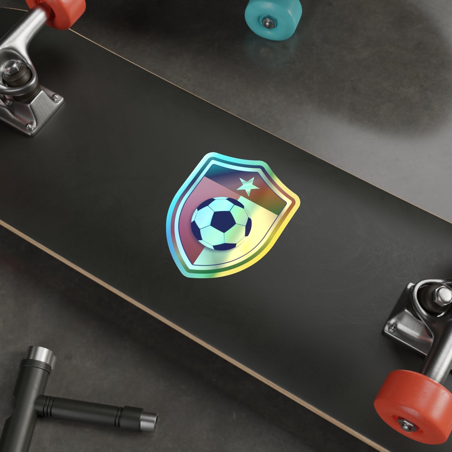 Texas Soccer Holographic Die-cut Stickers