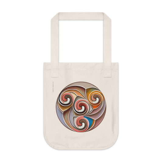 Organic Canvas Tote Bag-Celtic Spiral3