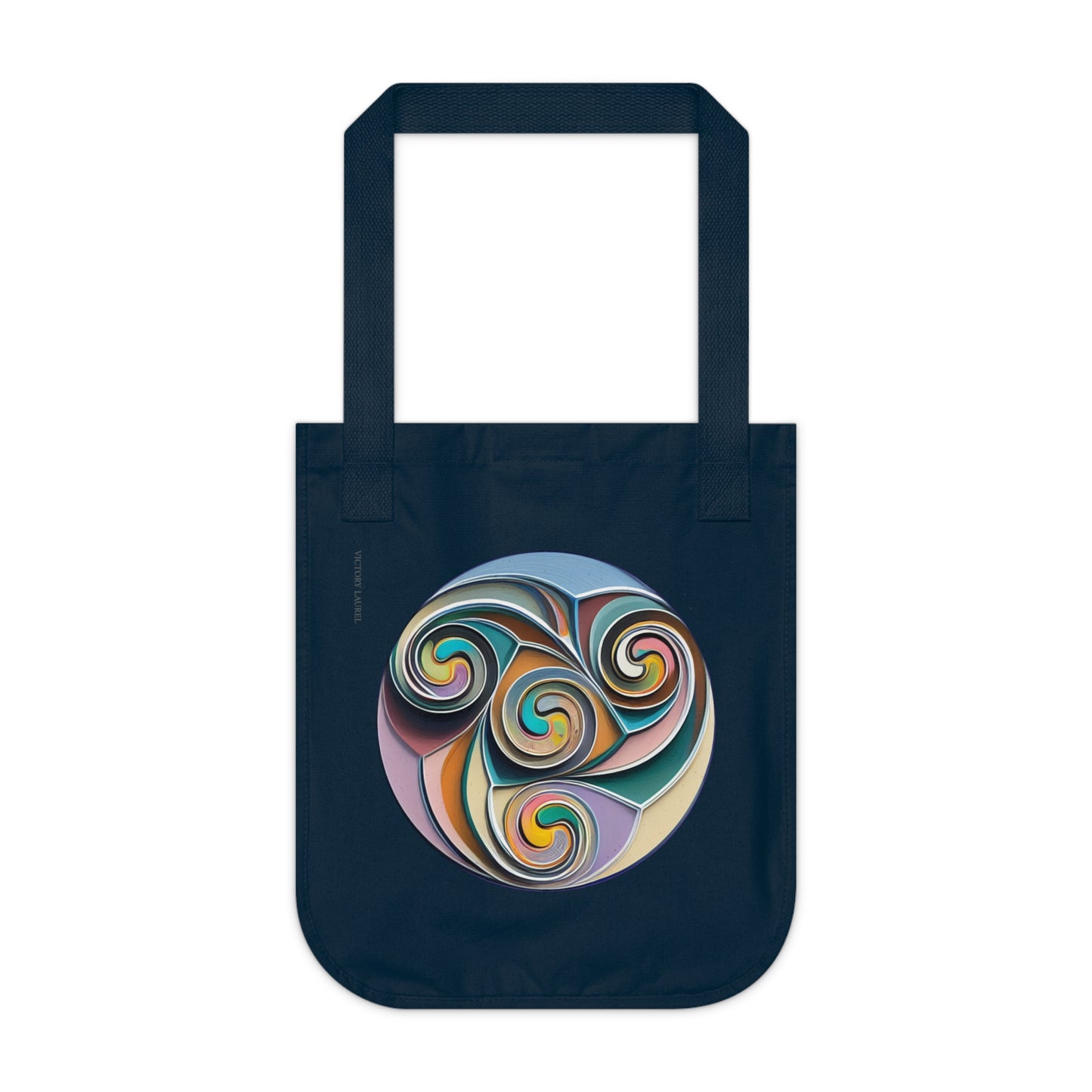 Organic Canvas Tote Bag-Celtic Spiral2