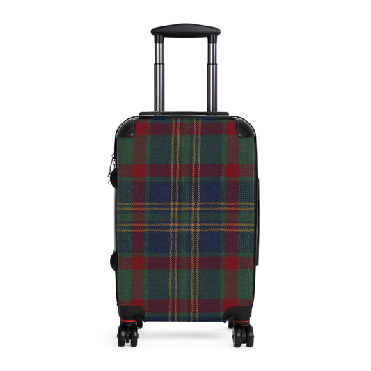Suitcase Cork Plaid