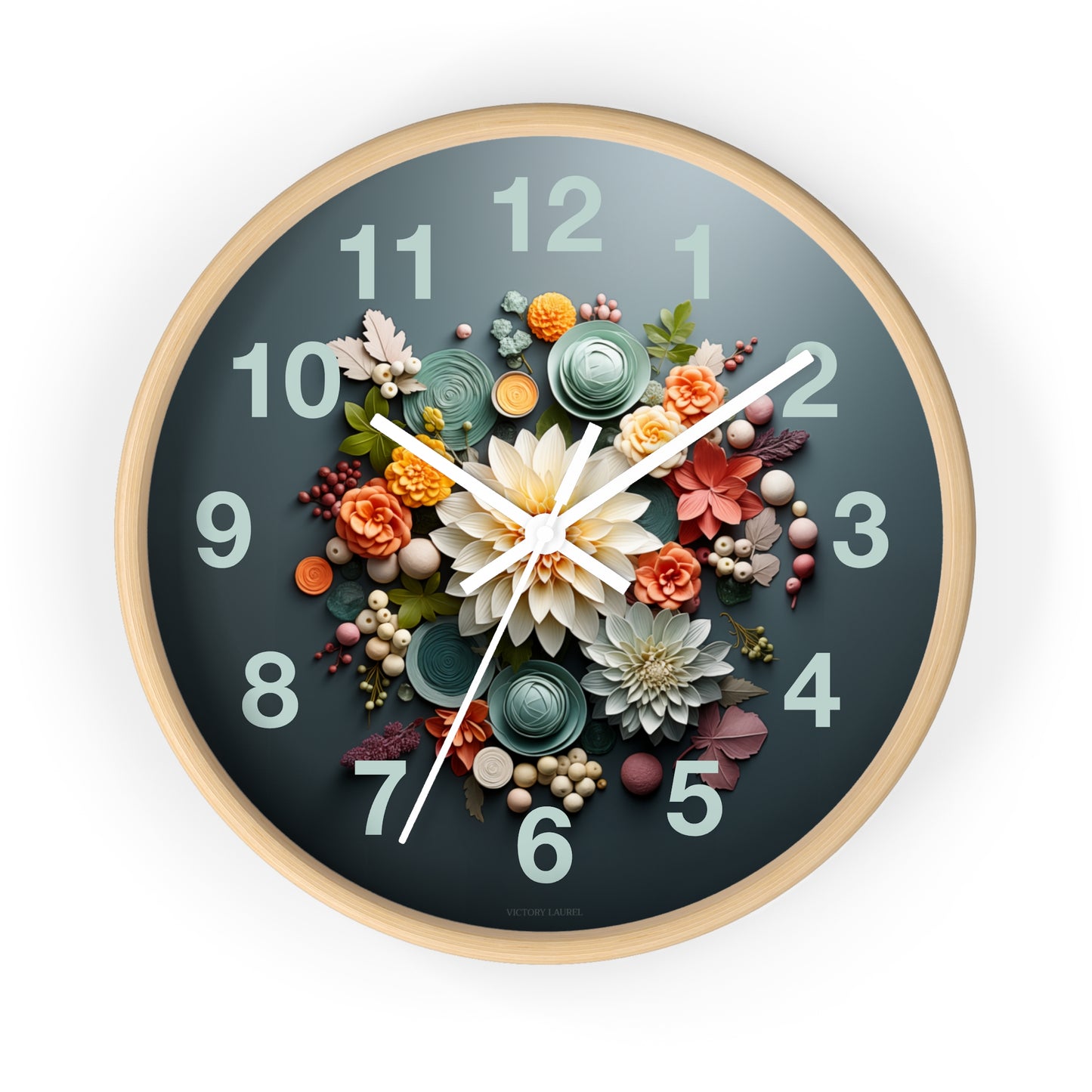 Floral Wall Clock V