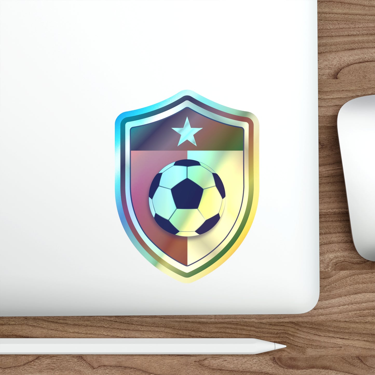 Texas Soccer Holographic Die-cut Stickers