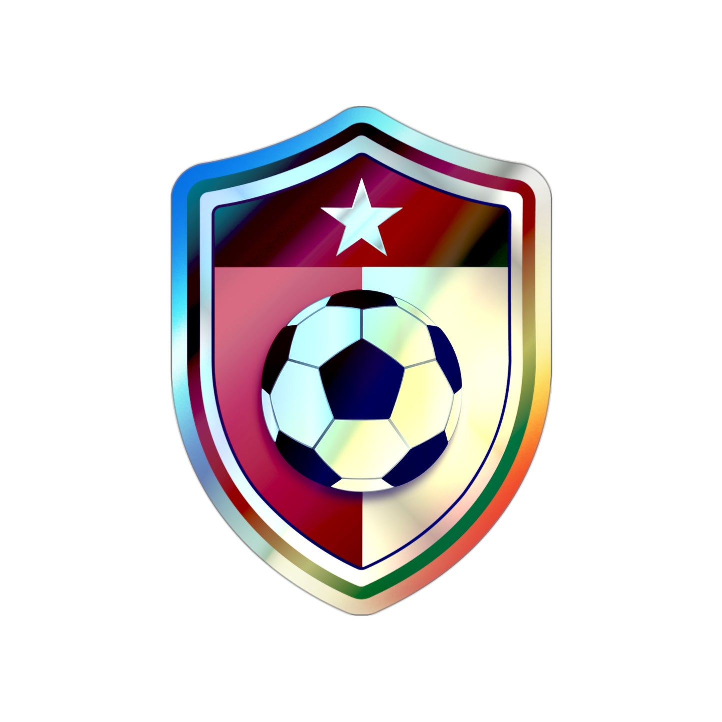 Texas Soccer Holographic Die-cut Stickers