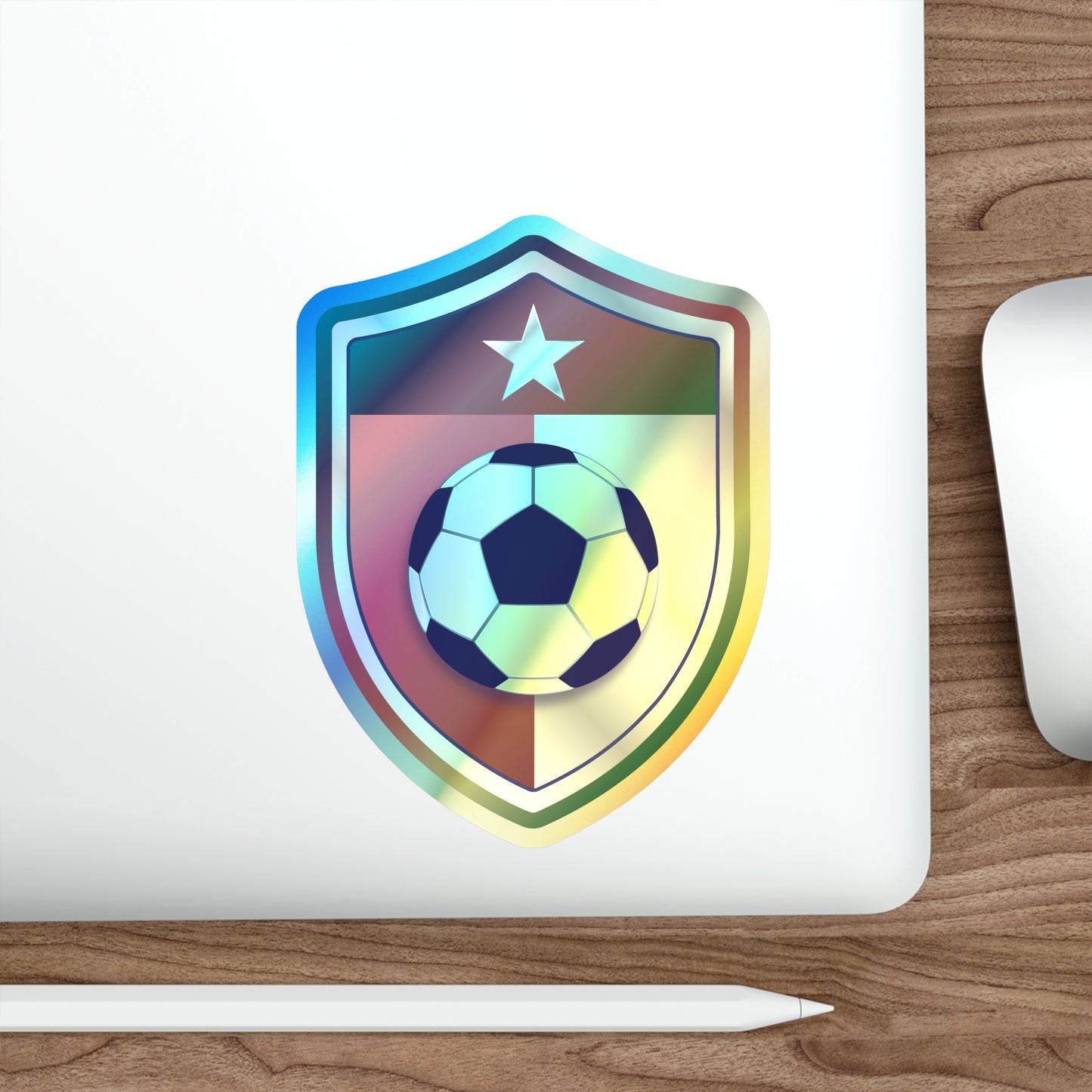 Texas Soccer Holographic Die-cut Stickers