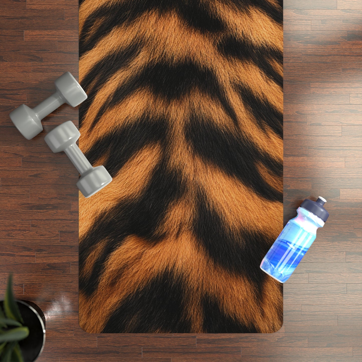 Rubber Yoga Mat - Tiger