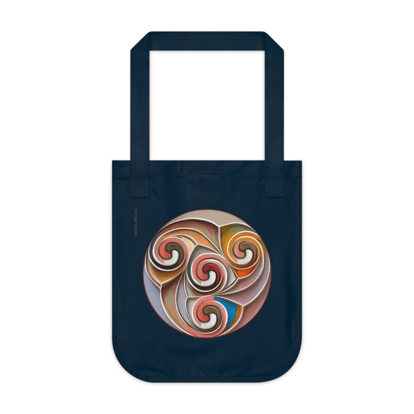 Organic Canvas Tote Bag-Celtic Spiral3